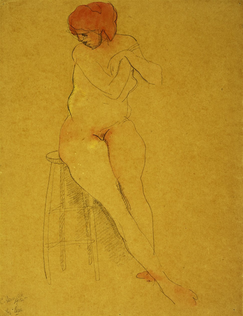 Istuva alaston tekijältä Charles Demuth