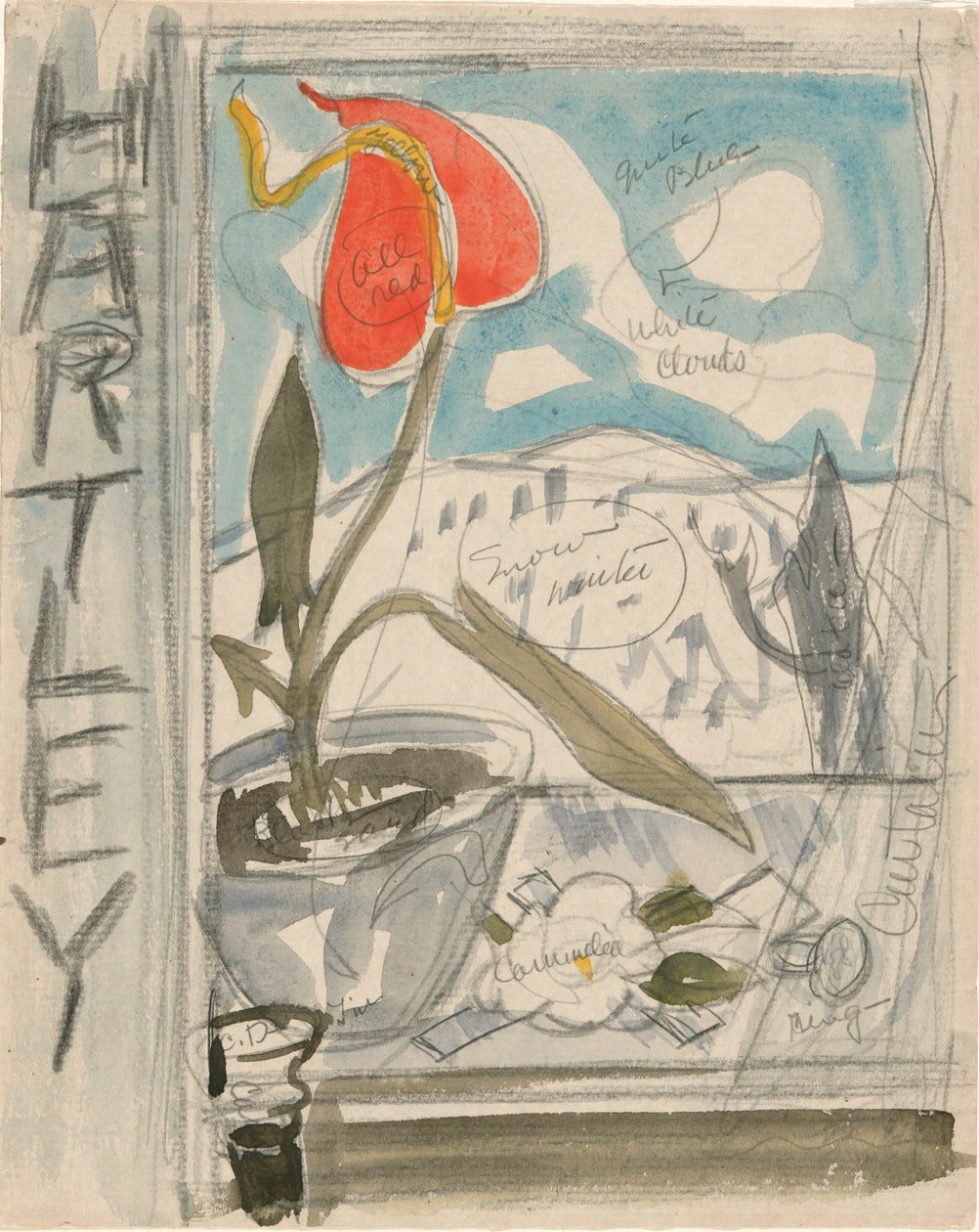Tutkimus julistemuotokuvaa varten: Marsden Hartley tekijältä Charles Demuth