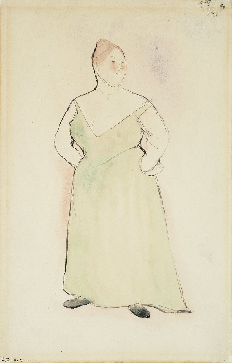 Nainen iltapuvussa tekijältä Charles Demuth