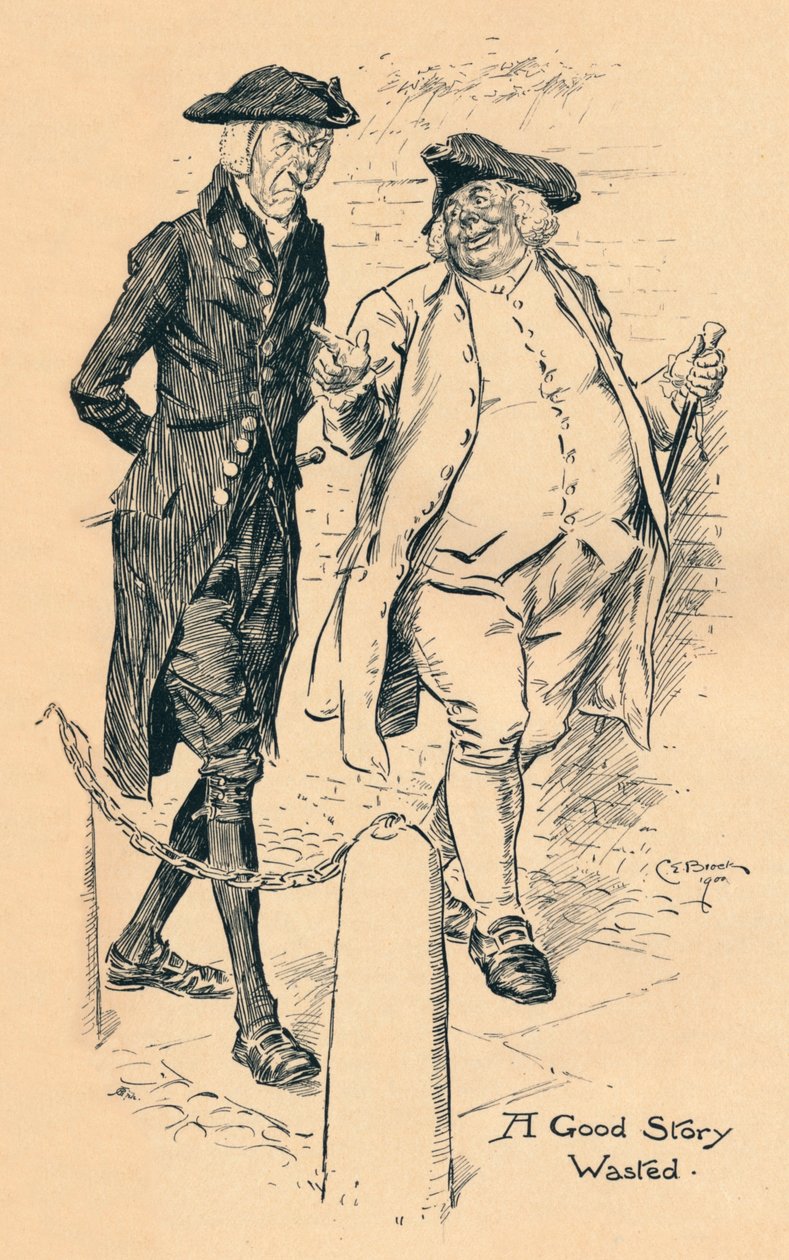 Hyvä tarina hukkaan, c1900 tekijältä Charles Edmund Brock
