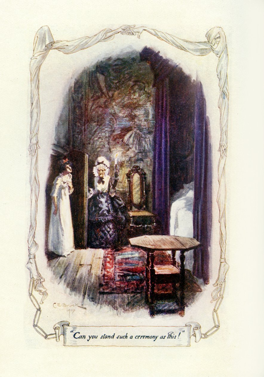 Voitko kestää sellaisen seremonian kuin tämä, 1907 (kuva) tekijältä Charles Edmund Brock