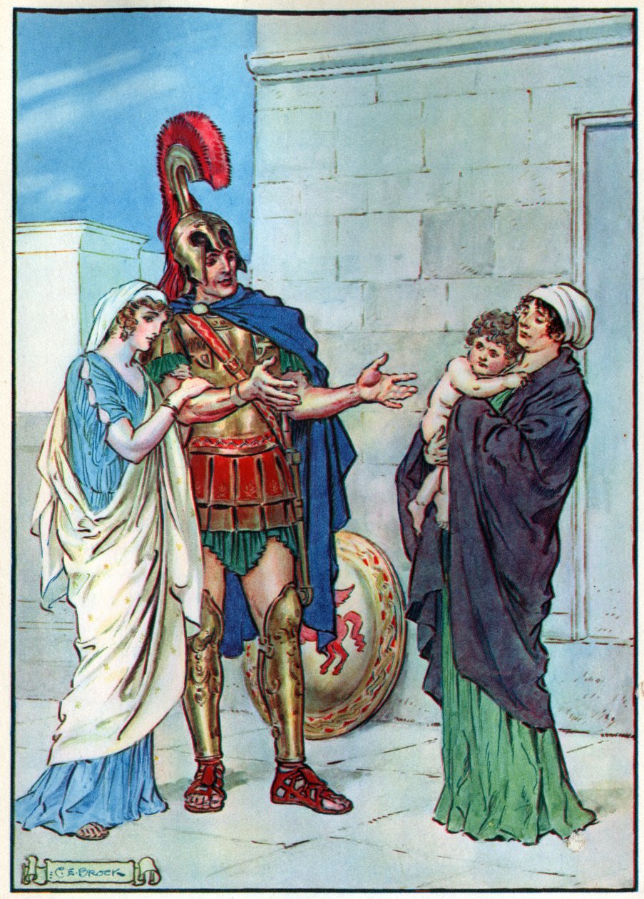 Hector ja Andromache teoksesta "The Children