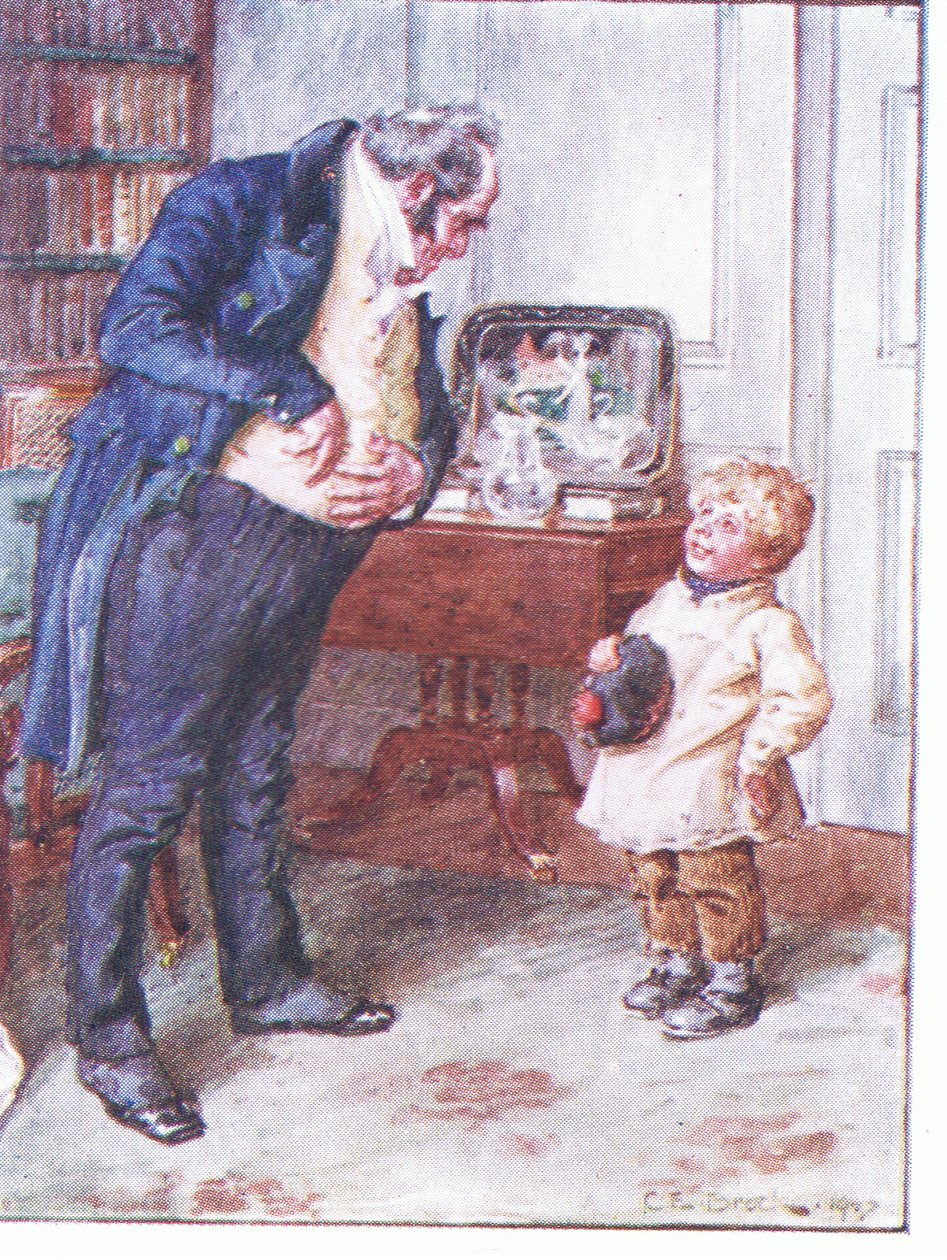 Millaiset ovat taipumuksesi kuuteen penniin, kuva tohtori Marigoldin reseptistä, 1910 tekijältä Charles Edmund Brock