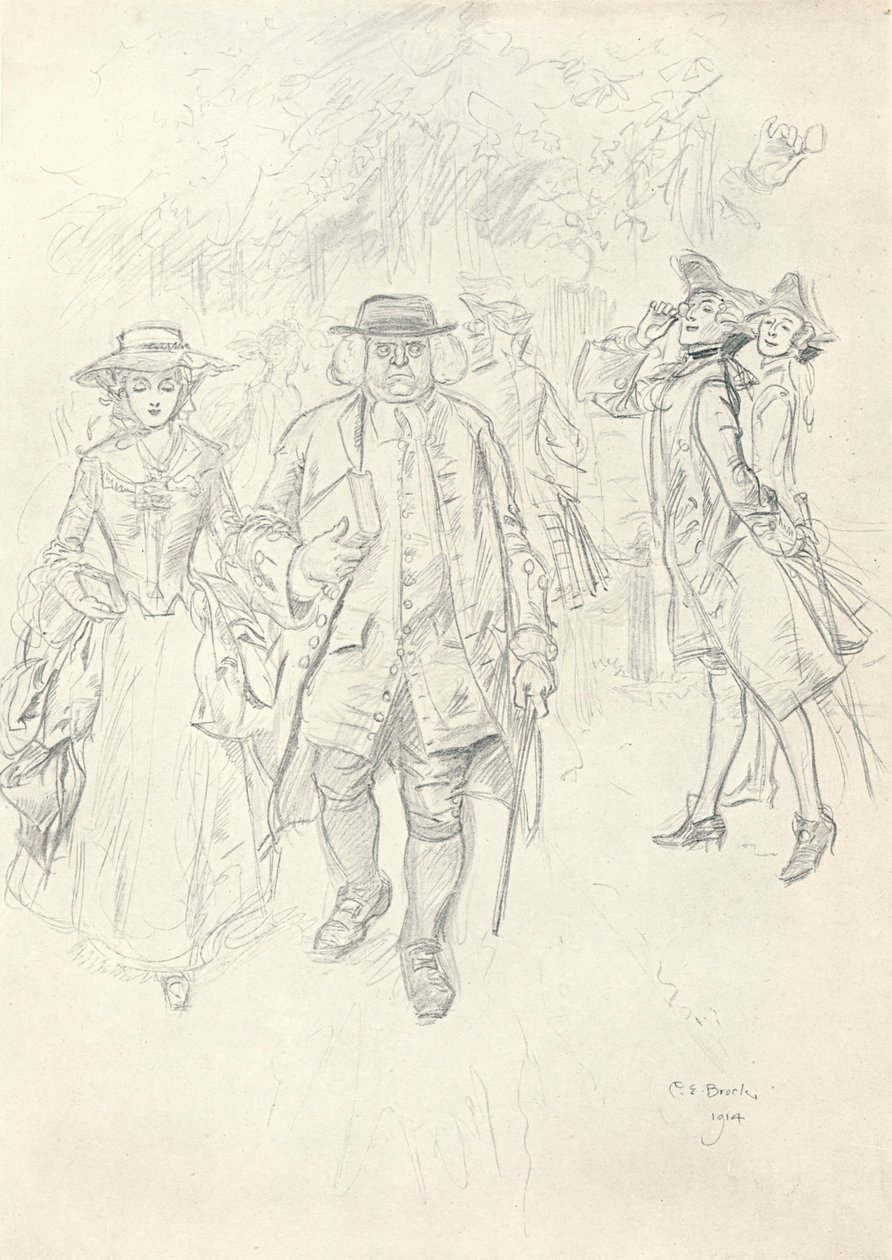 Running The Gauntlet - Vaihe II, 1920 tekijältä Charles Edmund Brock