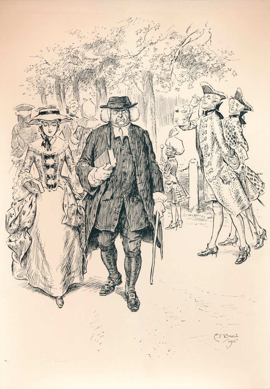 Running The Gauntlet - Vaihe VI, c1920 tekijältä Charles Edmund Brock