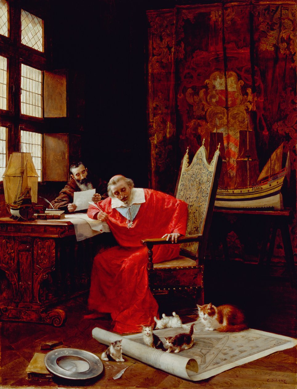 Cardinalsin vapaa-aika tekijältä Charles Edouard Delort