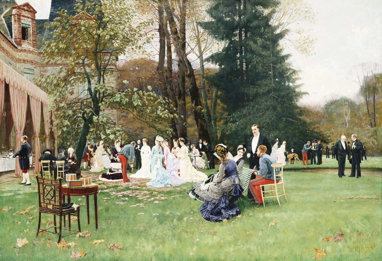 Häät, Fontainebleau; Häät, Fontainebleau, tekijältä Charles Edouard Delort