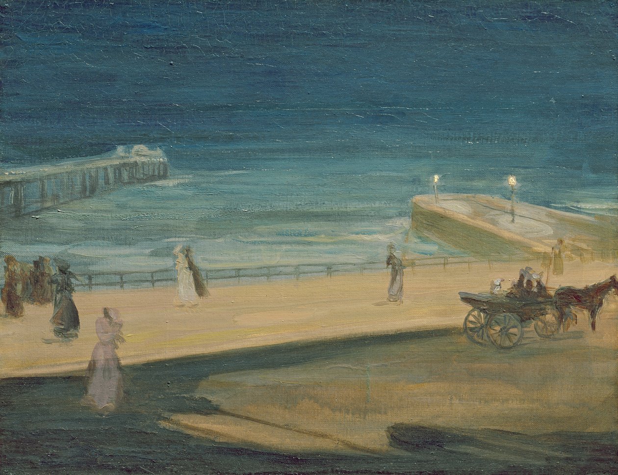 Laiturilla, Brighton tekijältä Charles Edward Conder