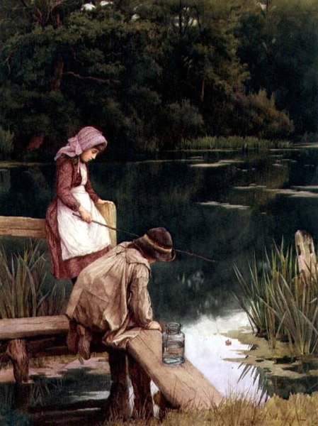 Maalaismaiset onkijat tekijältä Charles Edward Wilson