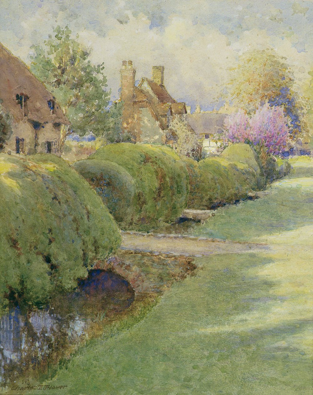 The Box Hedge, Warborough, Oxon tekijältä Charles Edwin Flower