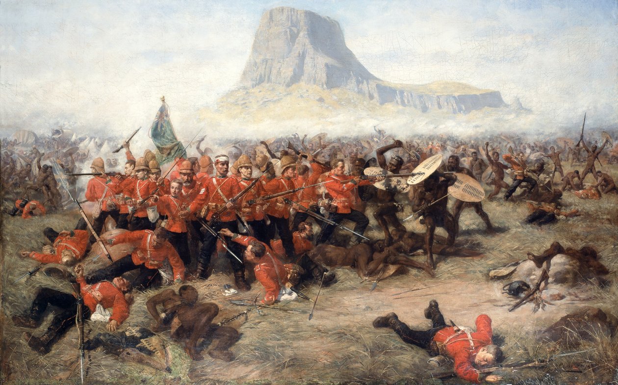 Isandlwanan taistelu, 22. tammikuuta 1879, noin 1885 tekijältä Charles Edwin Fripp