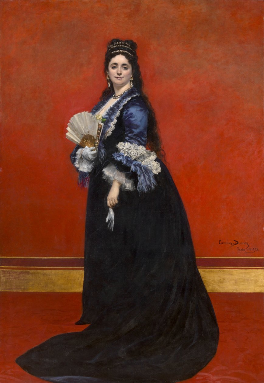 Madame de Rute, syntynyt Marie Laetitia Bonaparte-Wyse tekijältä Charles Emile Auguste Carolus-Duran