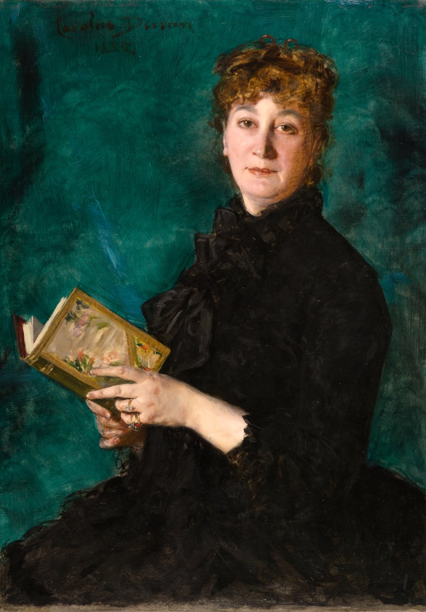 Madame Pauline-Marie-Charlotte Carolus-Duran (1839-1912) tekijältä Charles Emile Auguste Carolus Duran