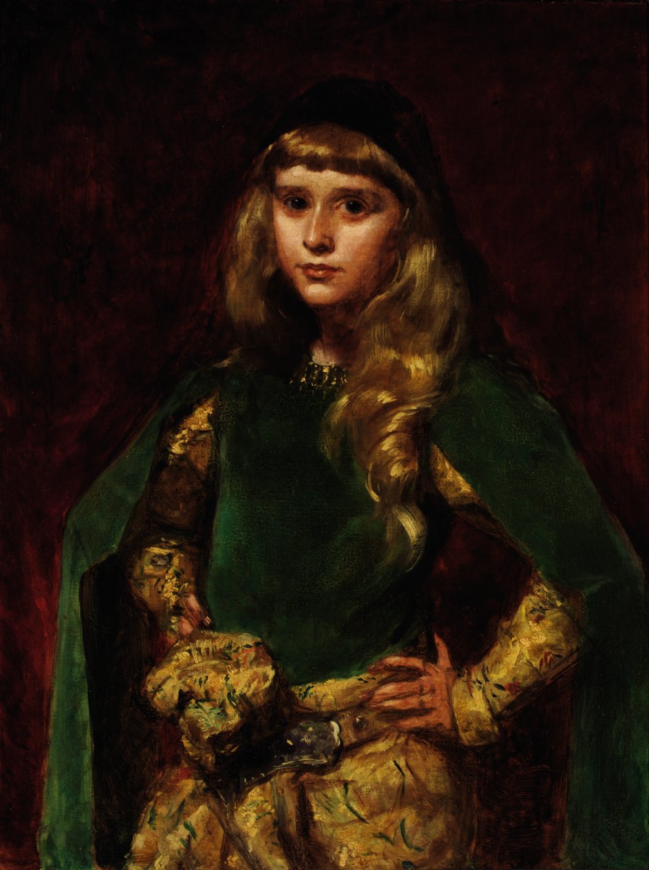 Natalie kymmenvuotiaana, 1887. tekijältä Charles Emile Auguste Carolus Duran