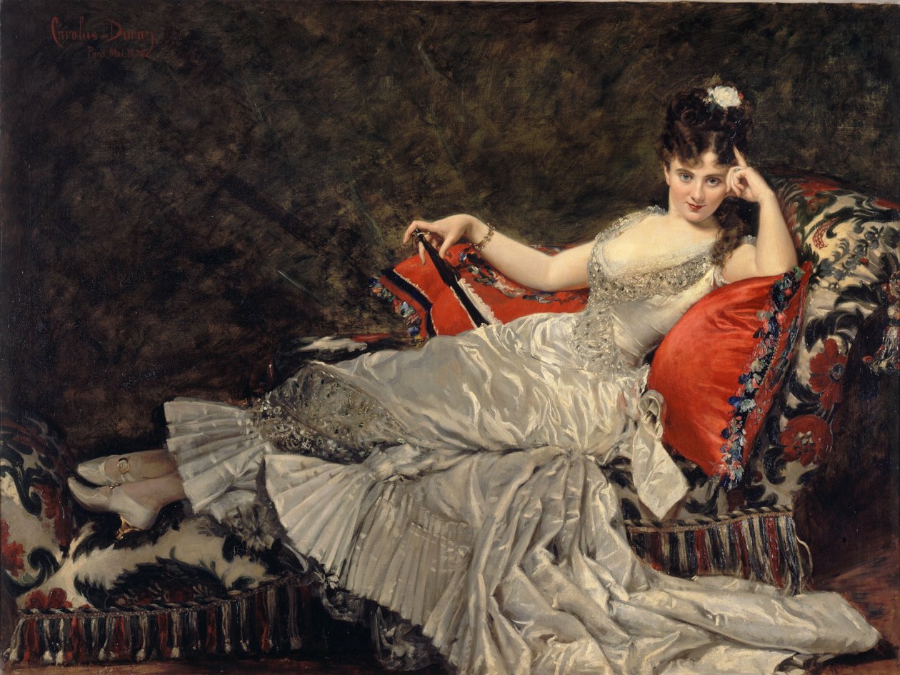 Mademoiselle de Lanceyn muotokuva tekijältä Charles Emile Auguste Carolus Duran