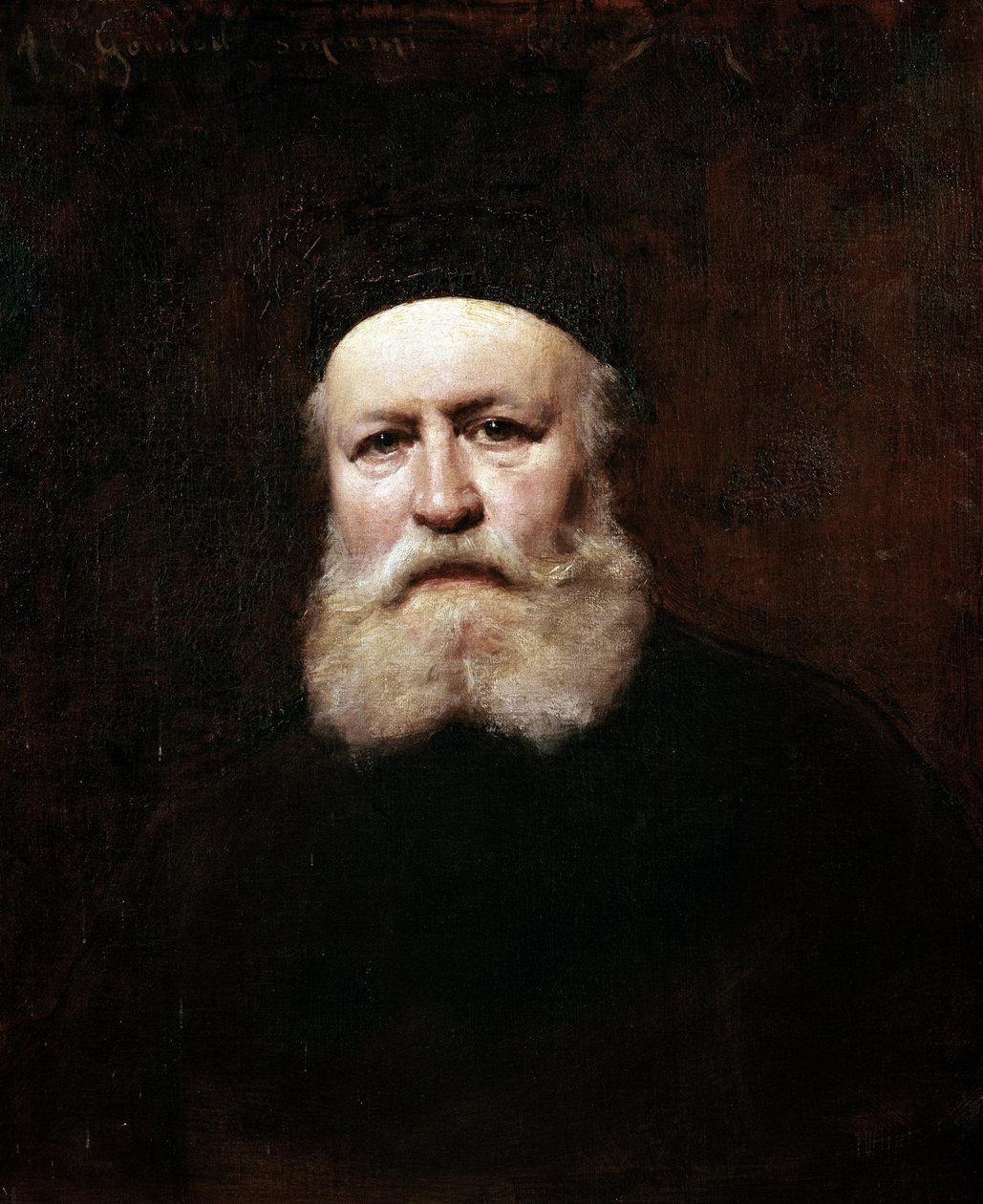 Muotokuva ranskalaisesta säveltäjästä Charles Gounodista (öljy kankaalle tekijältä Charles Emile Auguste Carolus Duran