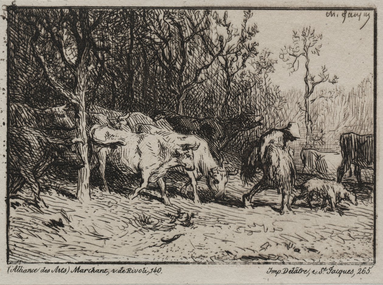 Karjapaimen tekijältä Charles Emile Jacque