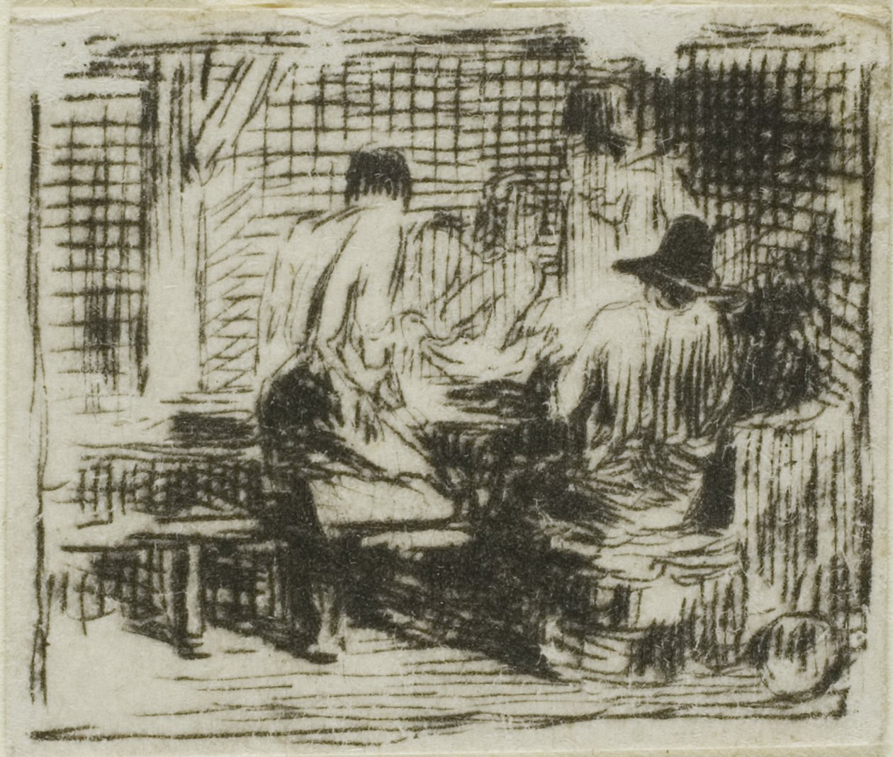 Juomarit tekijältä Charles Emile Jacque