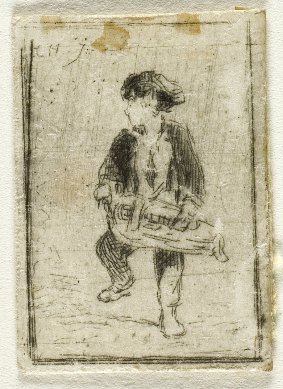 Hurdy-Gurdy Player tekijältä Charles Emile Jacque