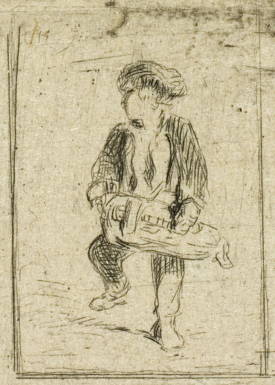 Hurdy-Gurdy Player tekijältä Charles Emile Jacque