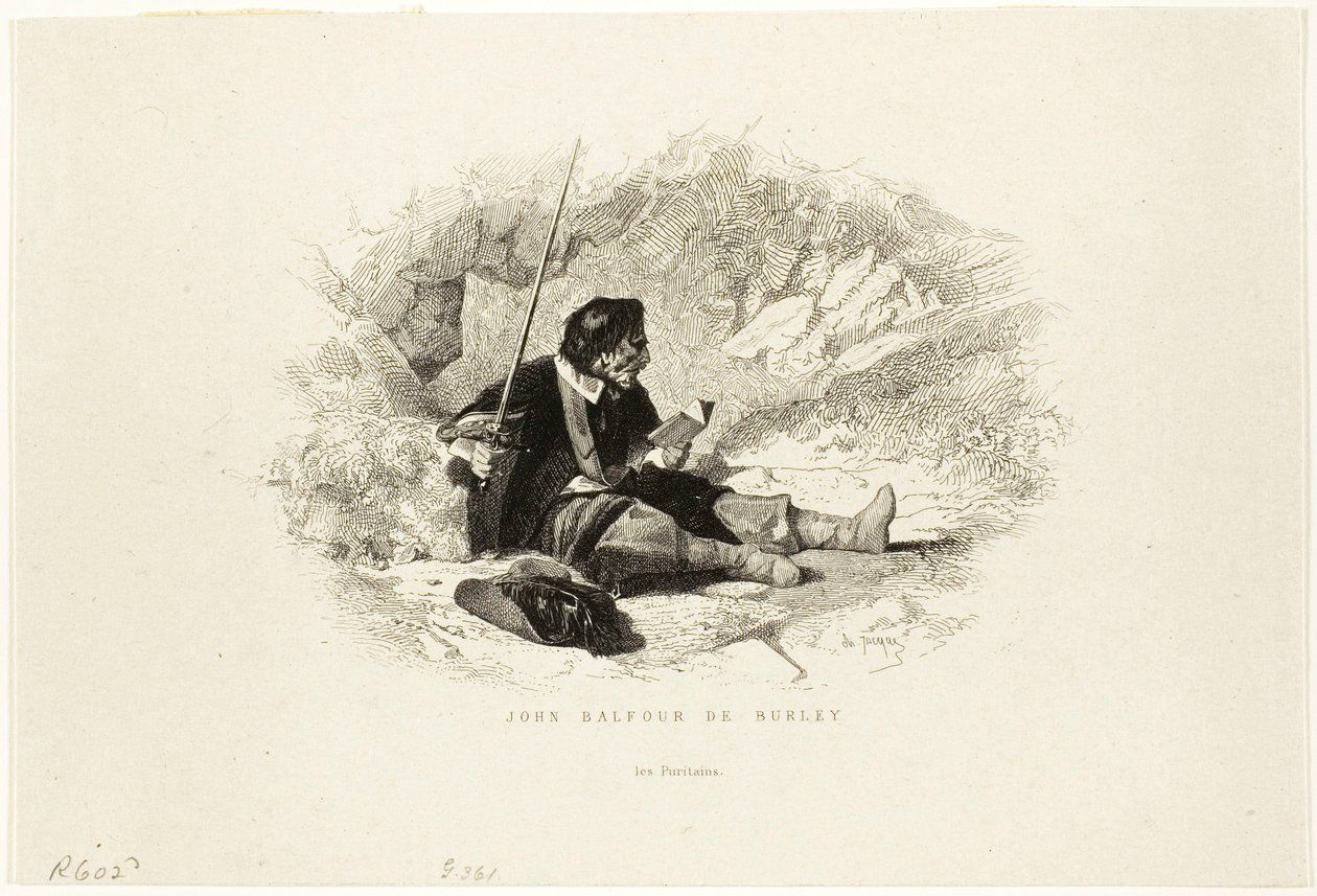 John Balfour of Burley - Puritaanit tekijältä Charles Emile Jacque
