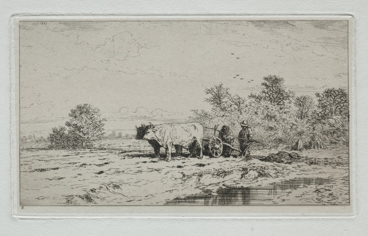 aPaisatge, Labourersfinnish tekijältä Charles Emile Jacque