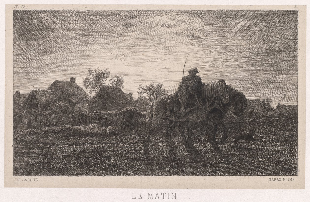 Aamu tekijältä Charles Emile Jacque