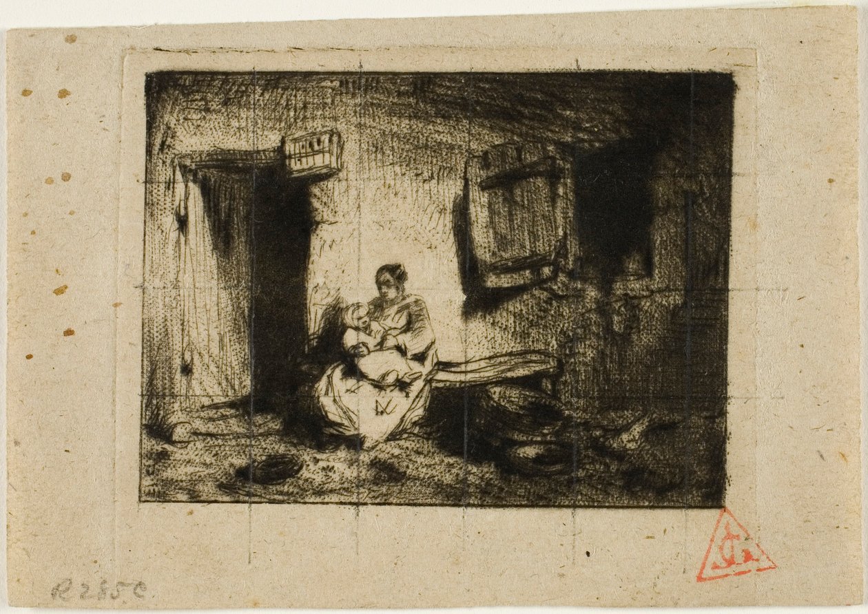 Lastenhoitaja tekijältä Charles Emile Jacque