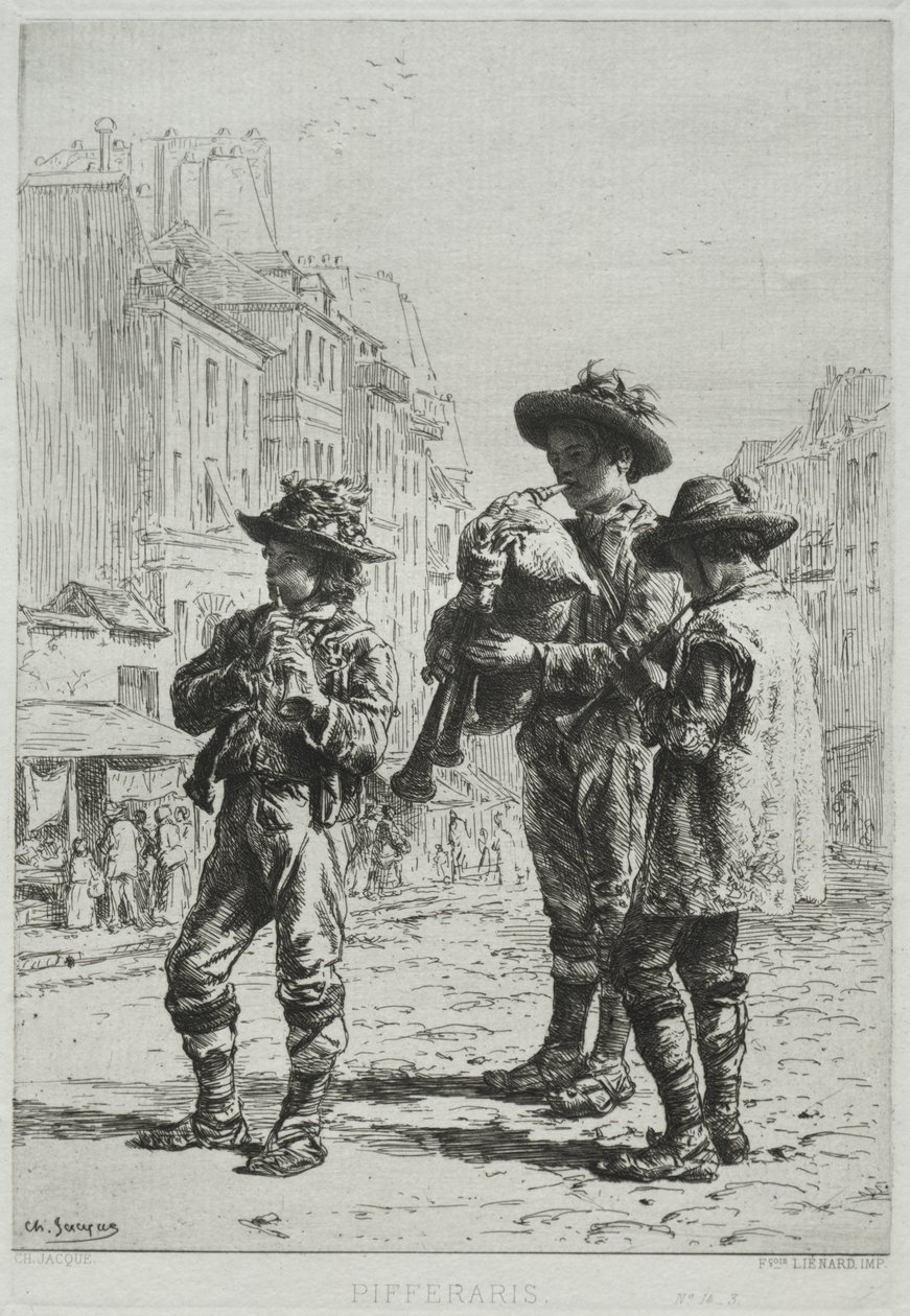 Pifferaris tekijältä Charles Emile Jacque