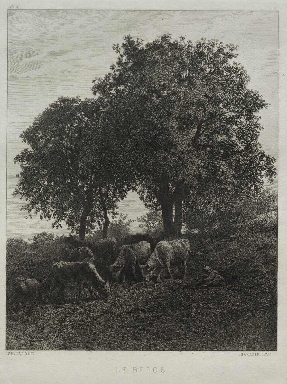 Levätä tekijältä Charles Emile Jacque