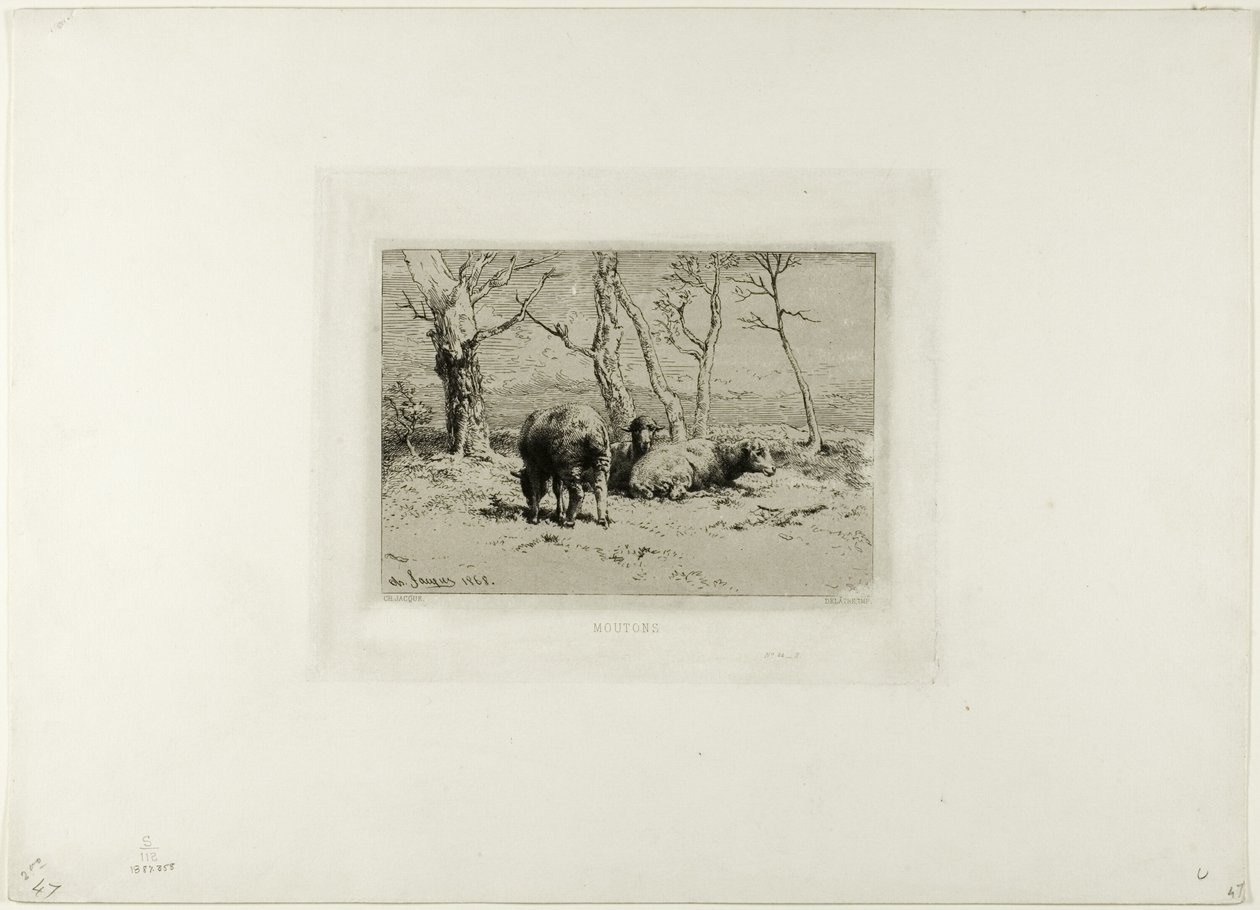 lampaat tekijältä Charles Emile Jacque