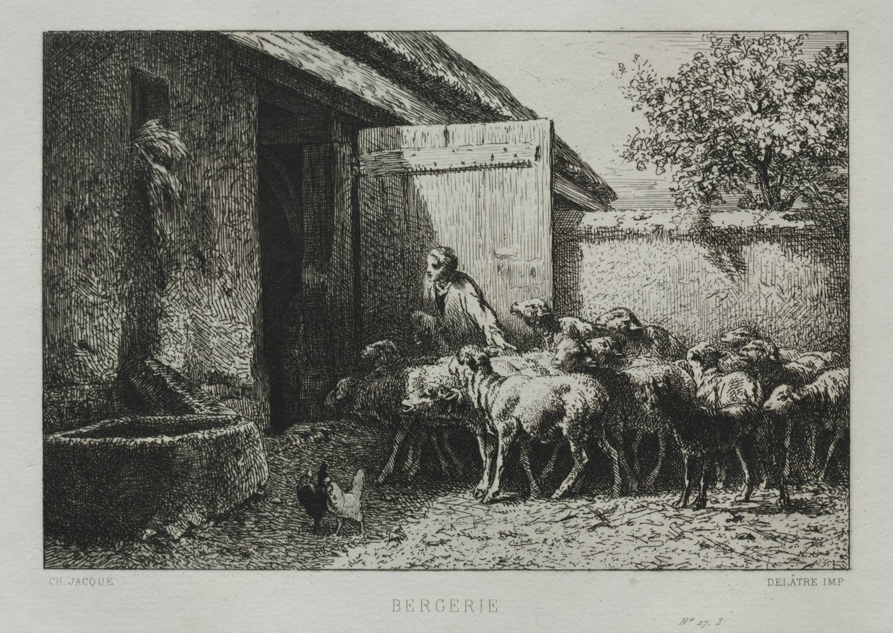 Lammastarha tekijältä Charles Emile Jacque