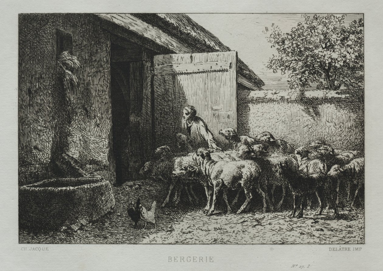 Lammastarha. tekijältä Charles Emile Jacque