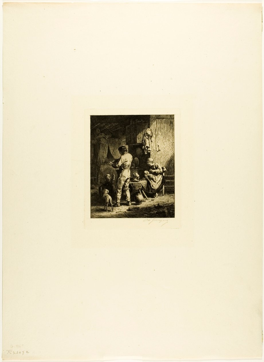 Illallinen tekijältä Charles Emile Jacque