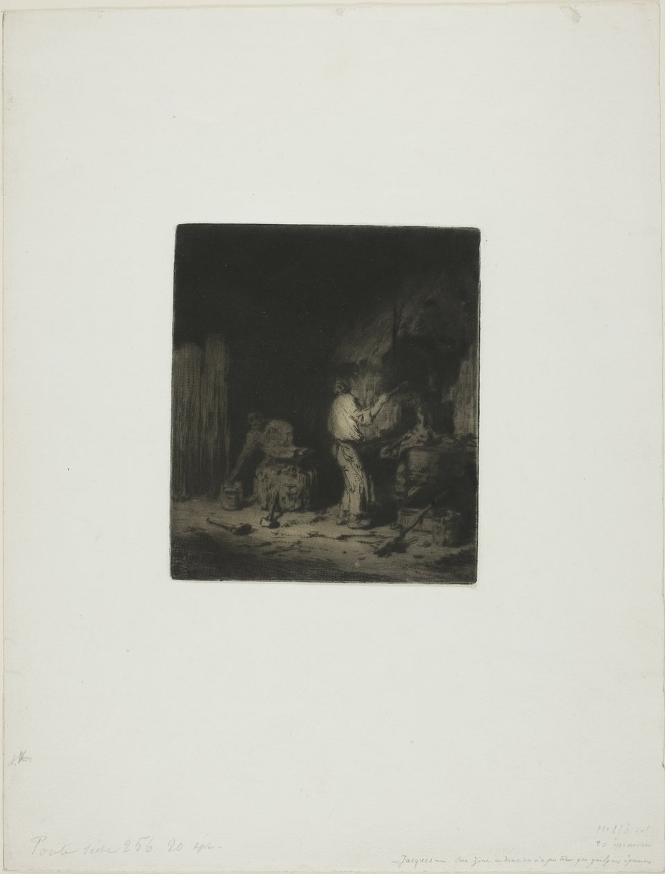 Forge tekijältä Charles Emile Jacque