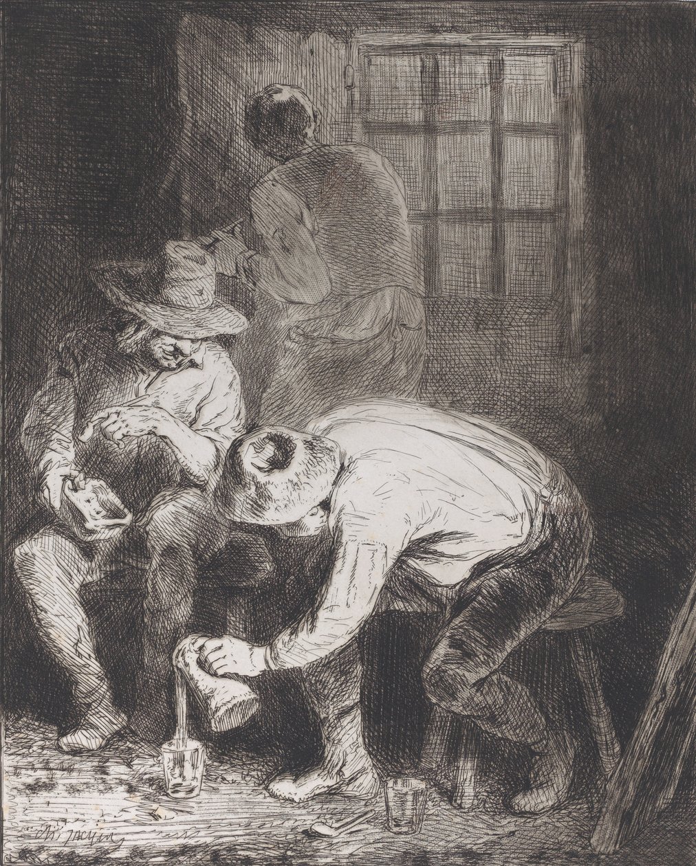 Hyvä seura, 1846. tekijältä Charles Emile Jacque