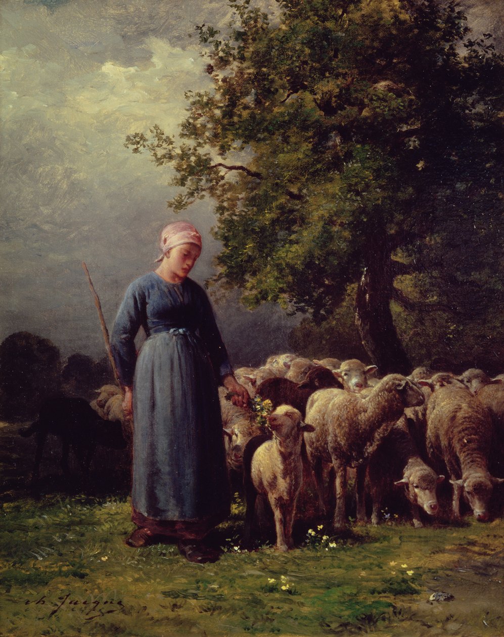Huonekalut ja erilaiset esineet 1100- ja 1300-luvuilta tekijältä Charles Emile Jacque