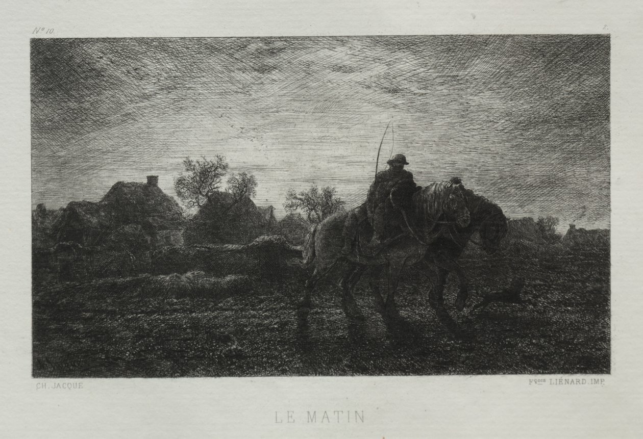 Aamu tekijältä Charles Emile Jacque