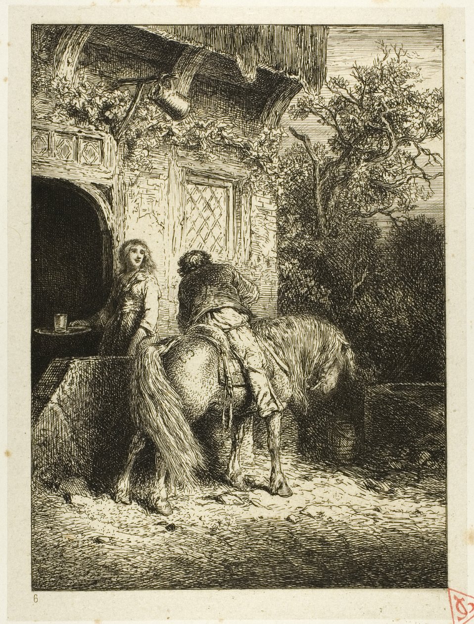 Ratsastaja tekijältä Charles Emile Jacque