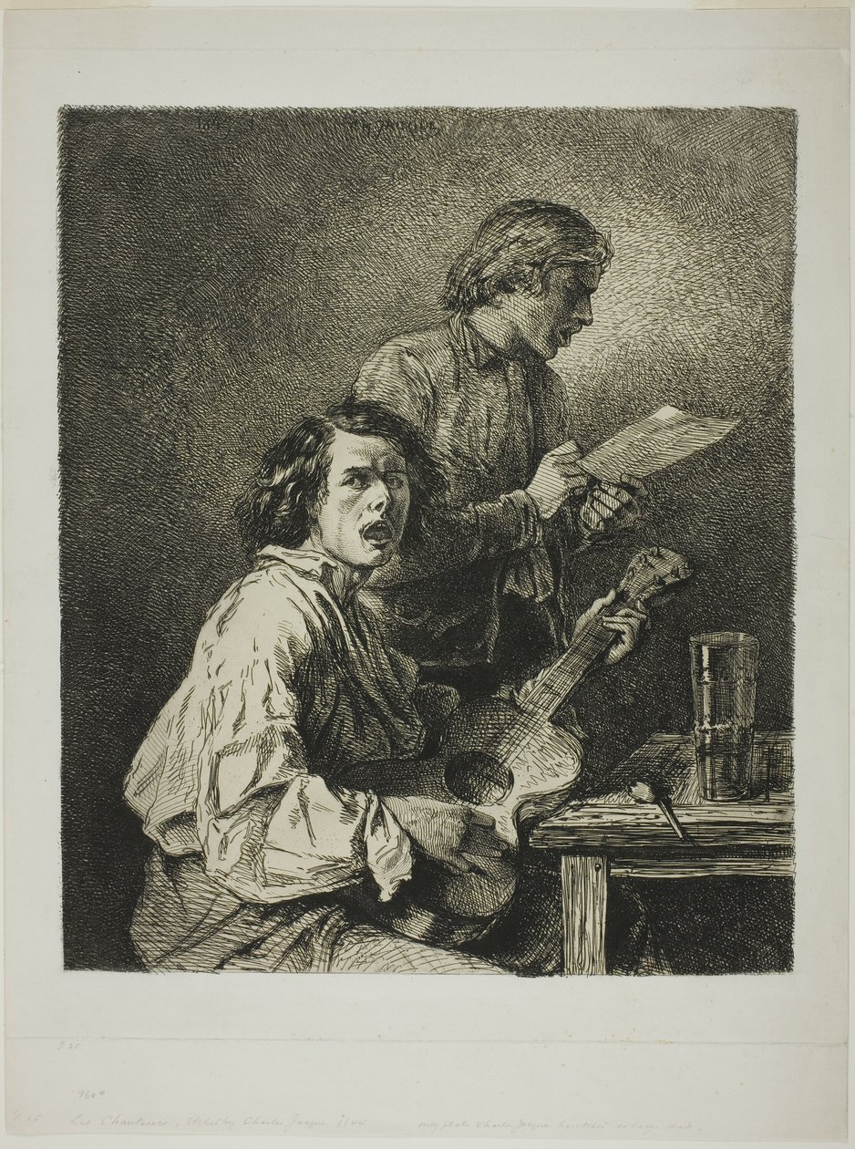 Laulajat tekijältä Charles Emile Jacque