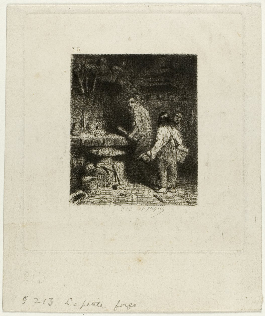 Pieni paja tekijältä Charles Emile Jacque