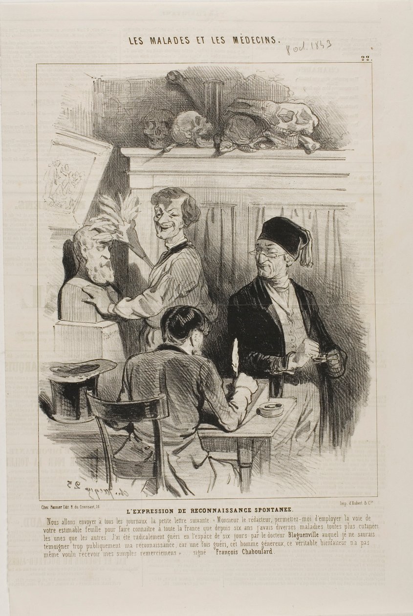 Pyytämätön kiitollisuuden ilmaus (levy 22) tekijältä Charles Emile Jacque