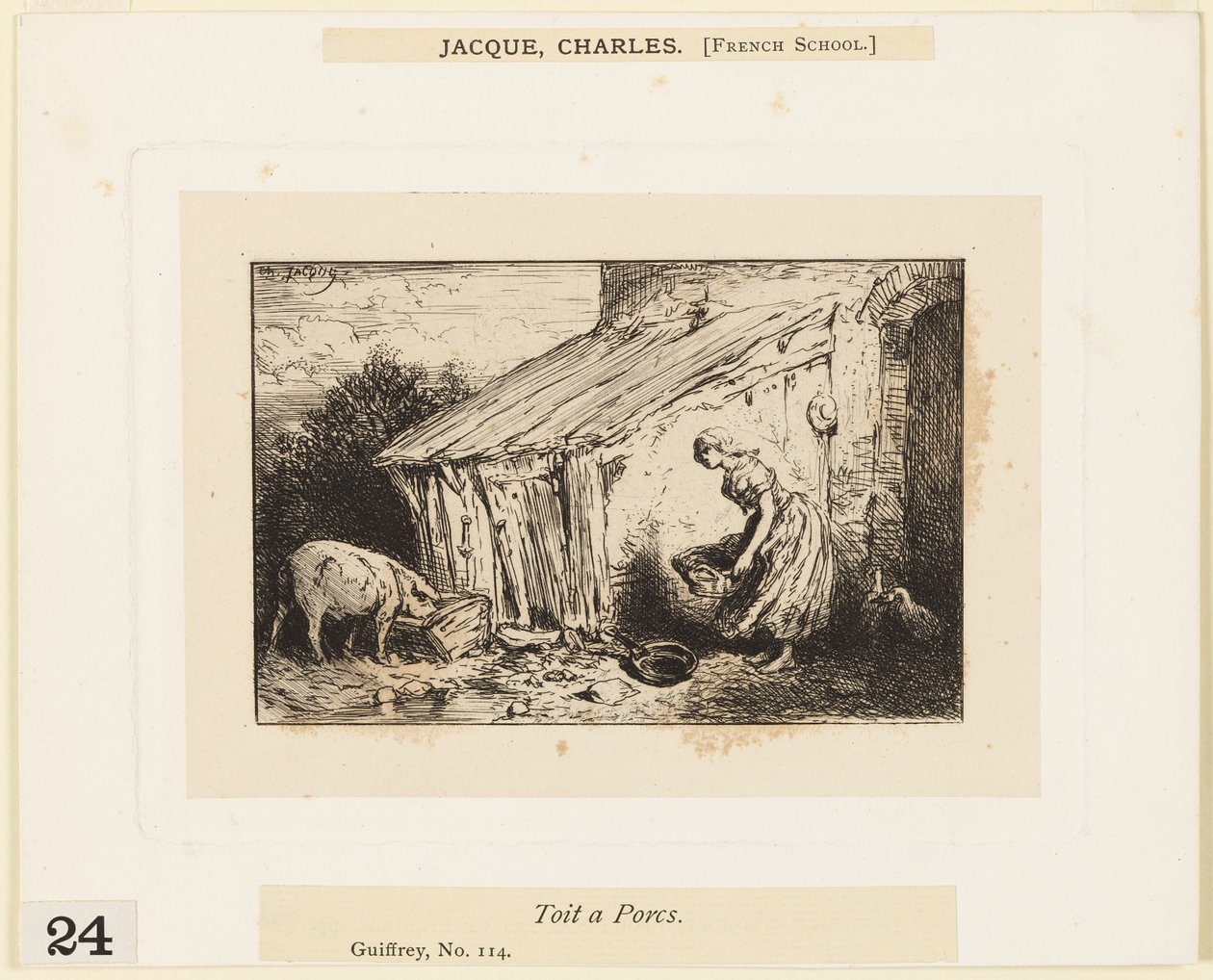 Sian katto tekijältä Charles Emile Jacque