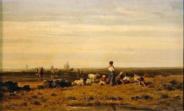 Pysähdys meren rannalla tekijältä Charles Émile de Tournemine