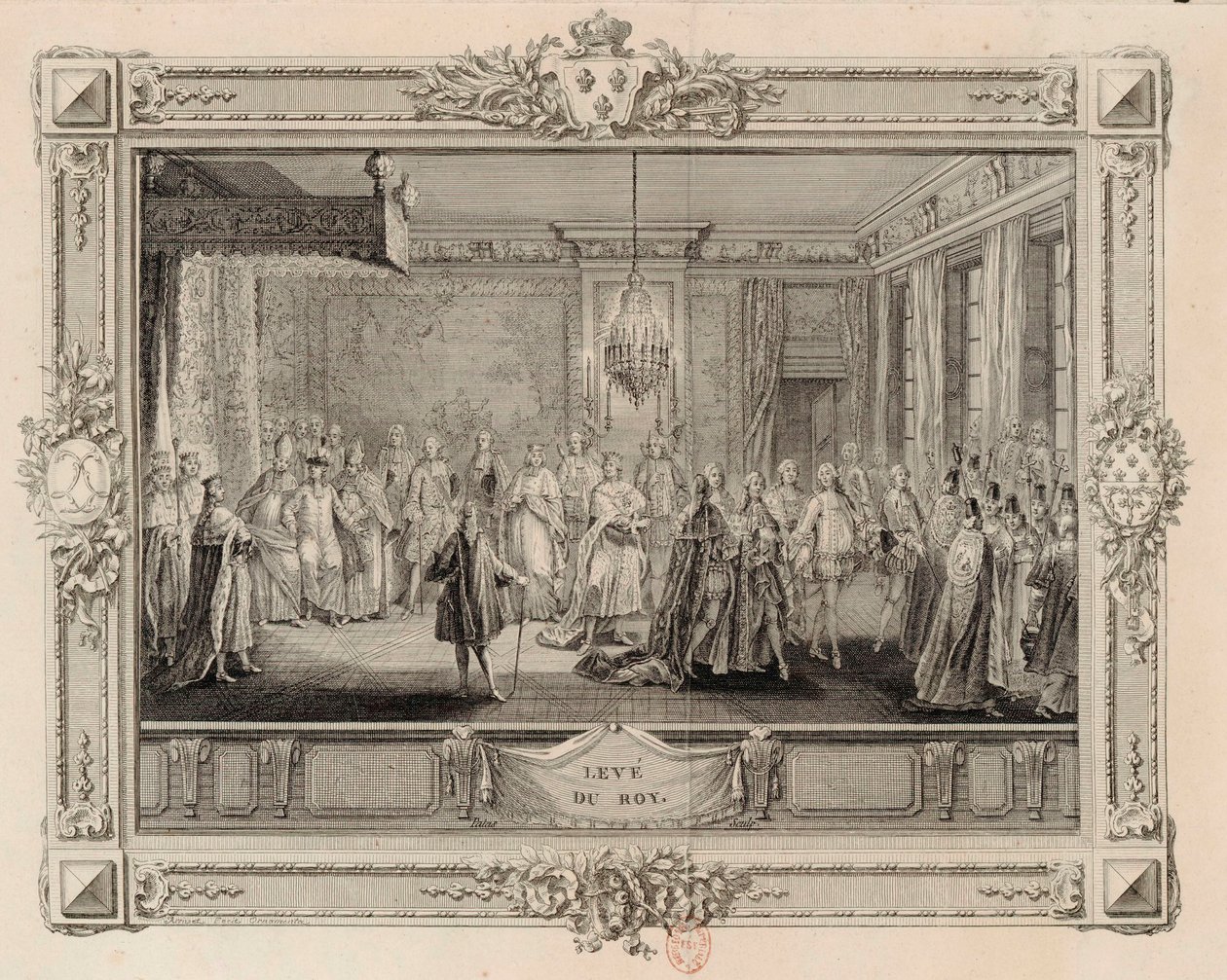 Levé du Roy Kuningas Ludvig XVI:n pado, 1774-1775. tekijältä Charles Emmanuel Patas
