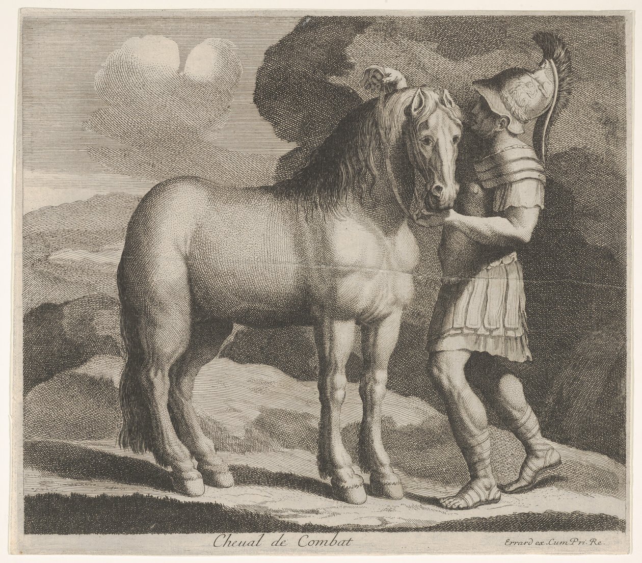 Taisteleva hevonen. tekijältä Charles Errard le fils