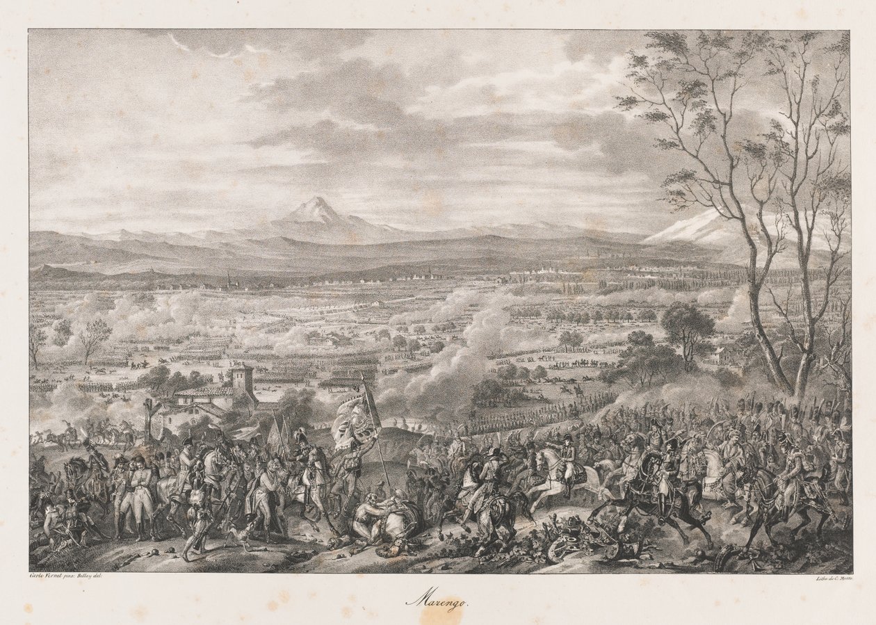 Maringo, 1800-luvun alku (litho) tekijältä Charles Etienne Pierre Motte