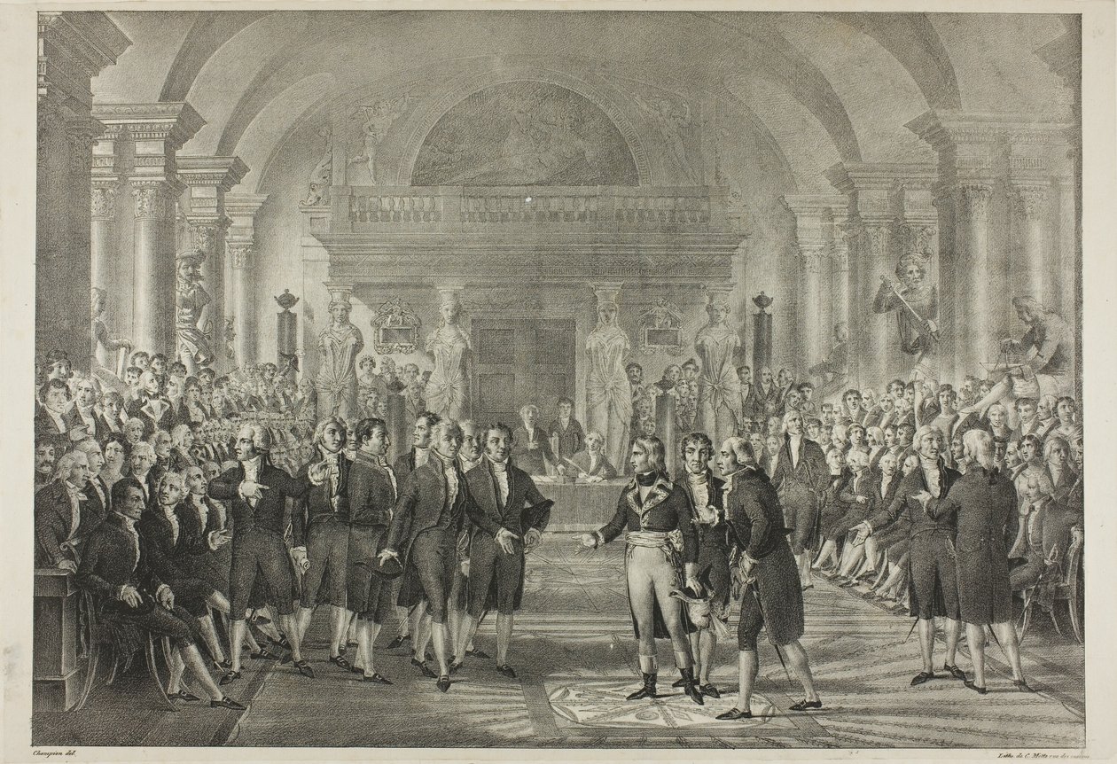 Napoleon edustajainhuoneessa, Napoleonin poliittisesta ja sotilaallisesta elämästä tekijältä Charles Etienne Pierre Motte