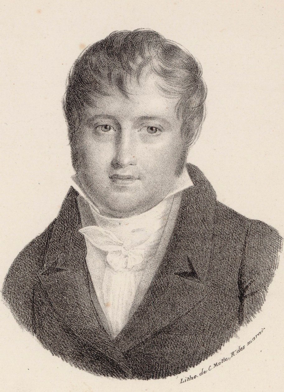 Muotokuva säveltäjä Nicolò Isouardista 1775-1818. tekijältä Charles Etienne Pierre Motte