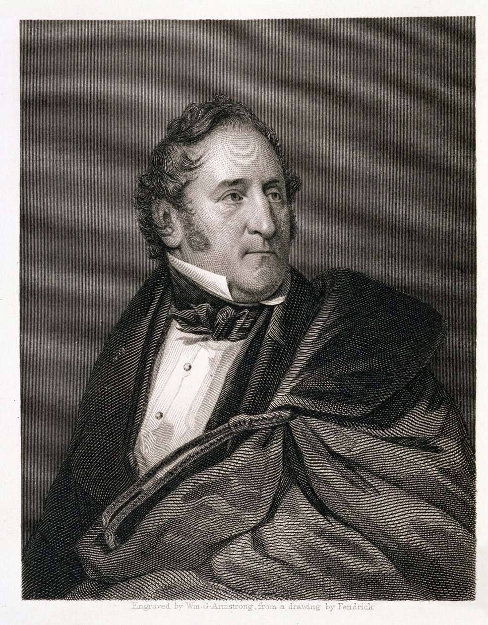 Thomas Hart Benton, kaiverrus William G. Armstrong (1823-90) tekijältä Charles Fenderich